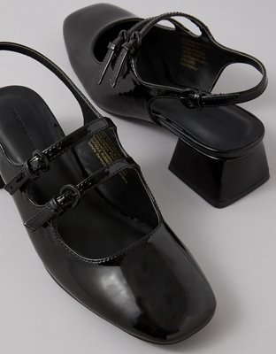 Женские сандалии American Eagle AE Vegan Patent Leather Mary Jane Sandals — фото 3