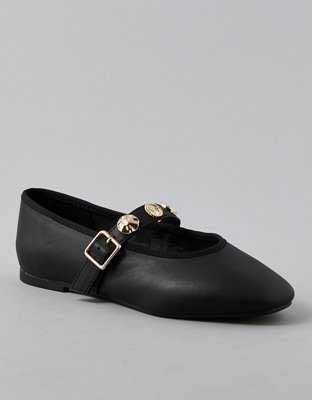 AE Embellished Mary Jane Flat