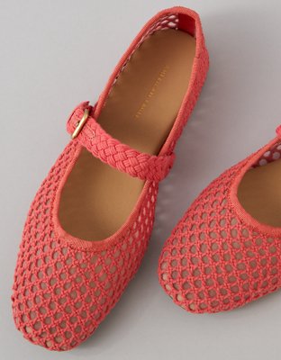 AE Crochet Mary Jane Flat