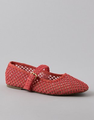 AE Crochet Mary Jane Flat