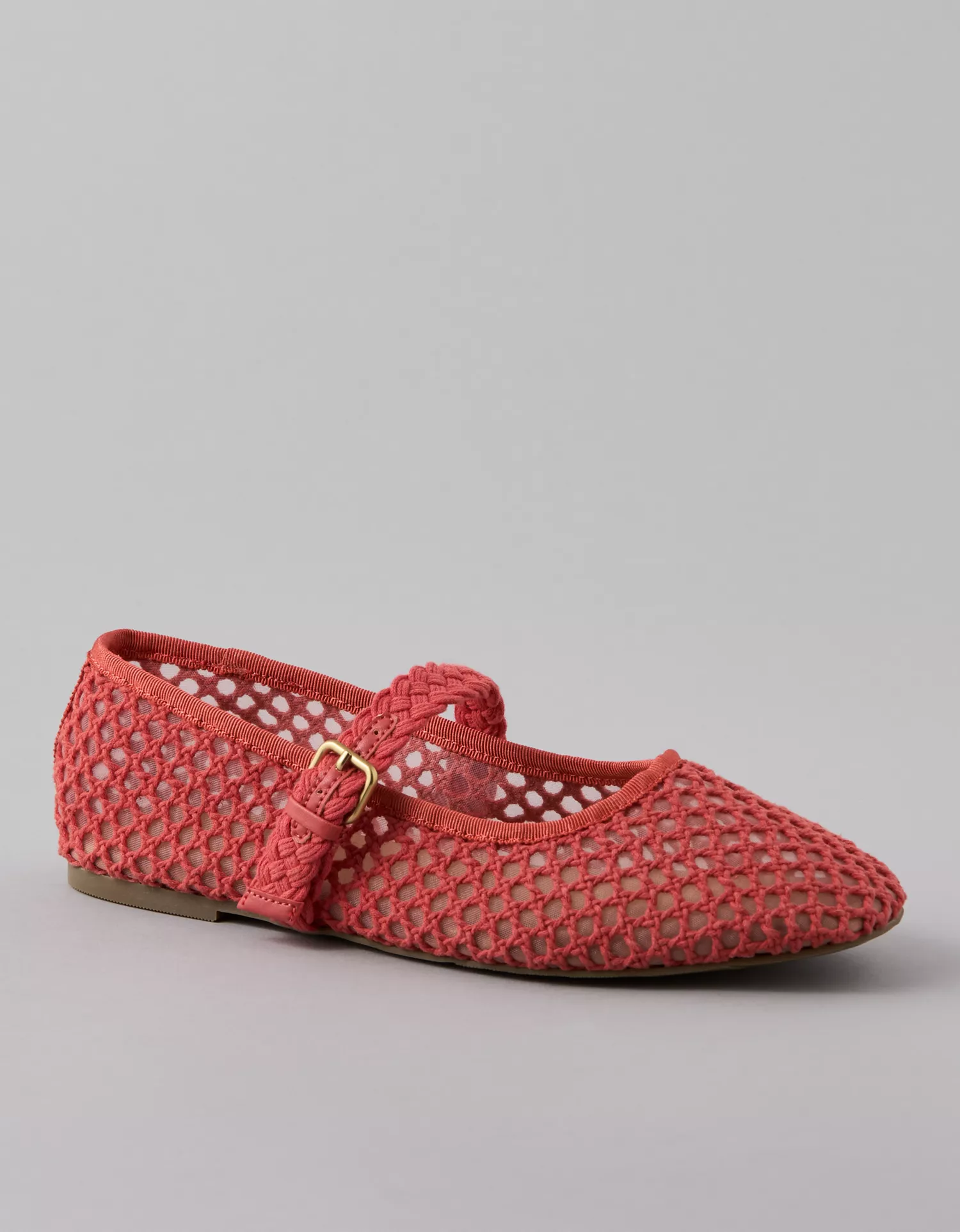 AE Crochet Mary Jane Flat