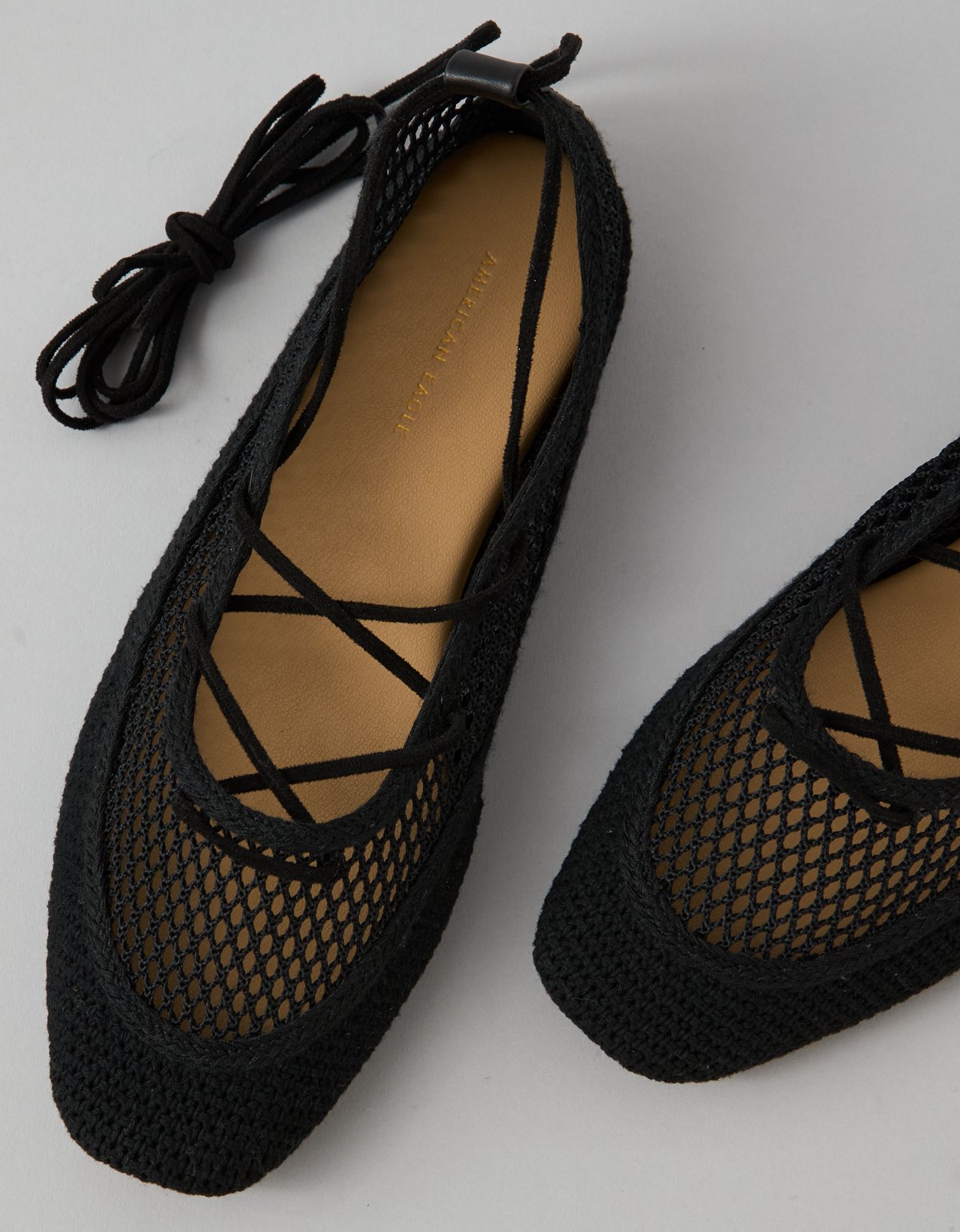 AE Mesh Lace-Up Ballet Flat - image 3
