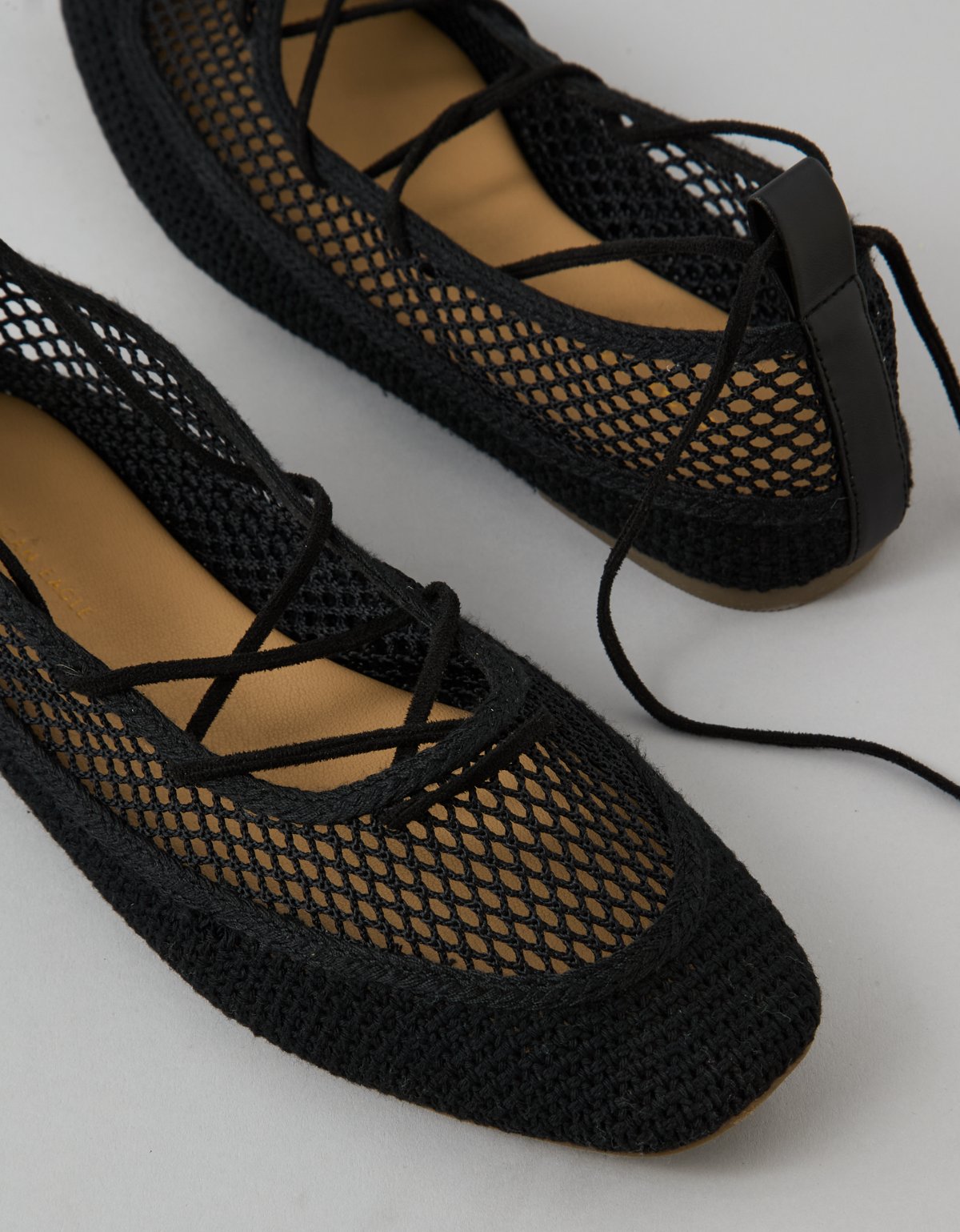 AE Mesh Lace-Up Ballet Flat - image 4