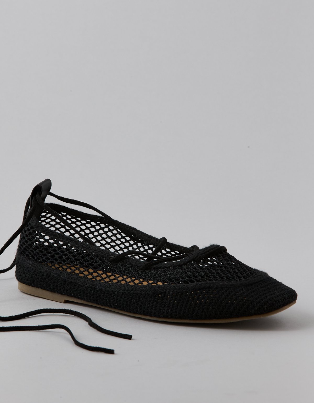 AE Mesh Lace-Up Ballet Flat - image 2