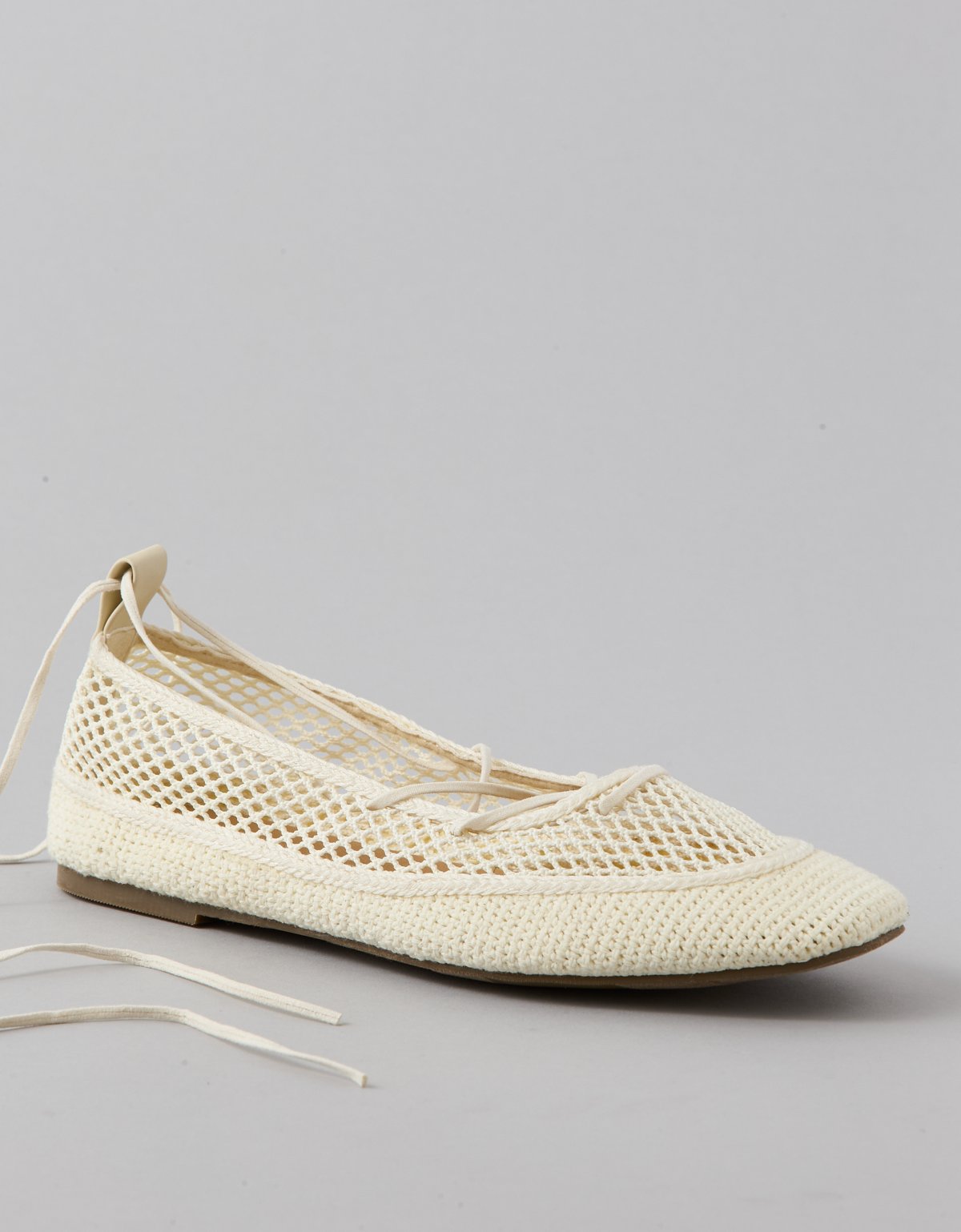 AE Mesh Lace-Up Ballet Flat - image 3
