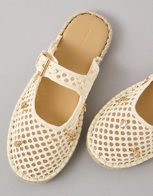 AE Crochet Mary Jane Mule | American Eagle
