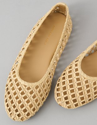 AE Raffia Ballet Flat