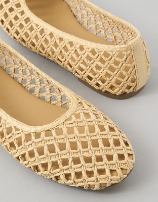 AE Raffia Ballet Flat