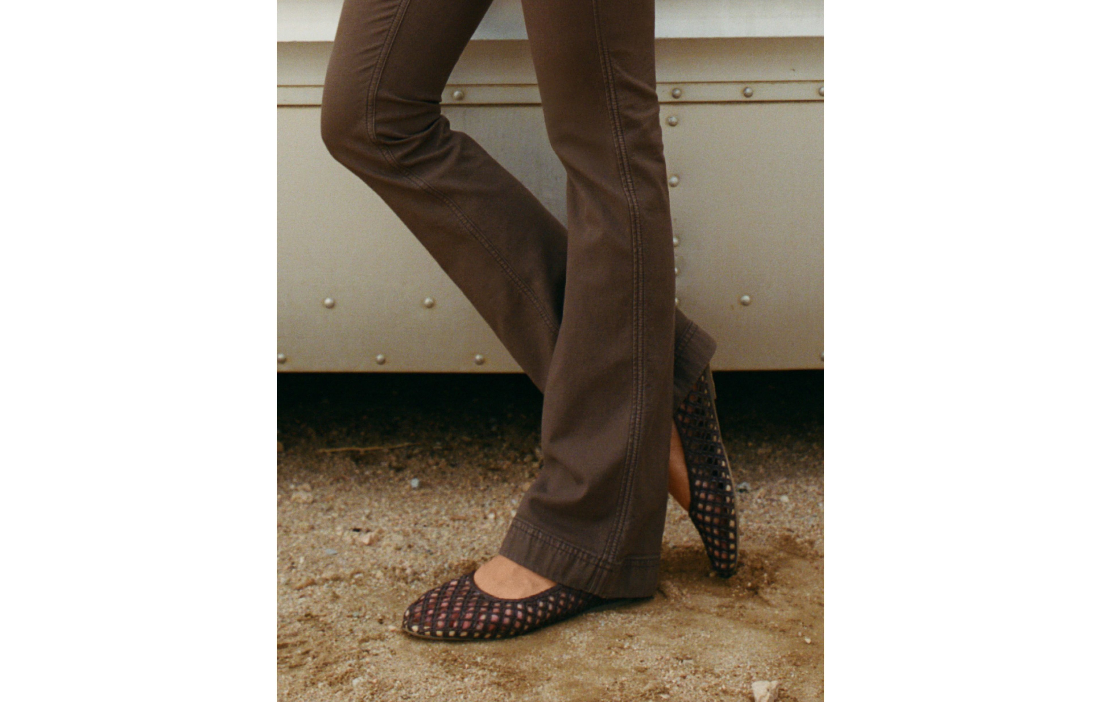 AE Raffia Ballet Flat