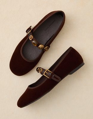 AE Embellished Ballet Flat
