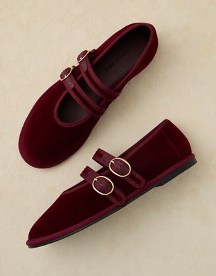 AE Double Strap Maryjane Flat