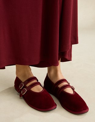 AE Double Strap Maryjane Flat