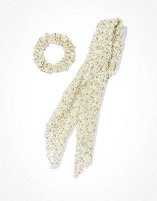 AE Floral Scarf Scrunchie