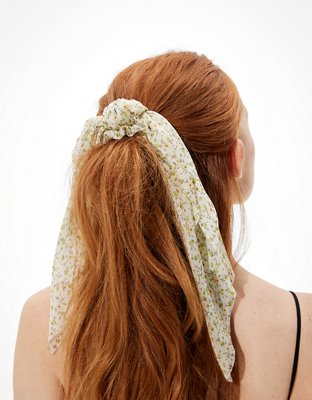 AE Floral Scarf Scrunchie