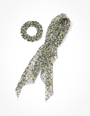 AEO Floral Scarf Scrunchie