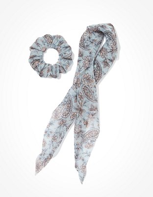 Женские аксессуары для волос American Eagle AEO Paisley Scarf Scrunchie — фото 2