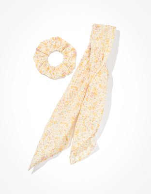 AEO Floral Scarf Scrunchie