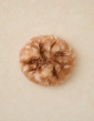 AE Doe Faux Fur Scrunchie