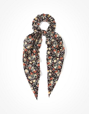 AE Floral Scarf Scrunchie