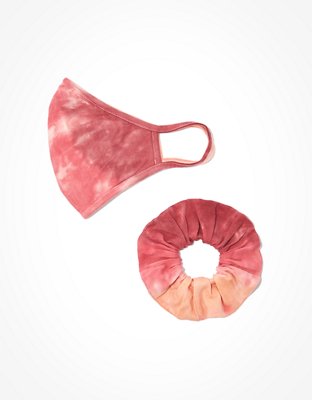 Женские аксессуары для волос American Eagle AEO Tie-Dye Masks + Scrunchies — фото 2