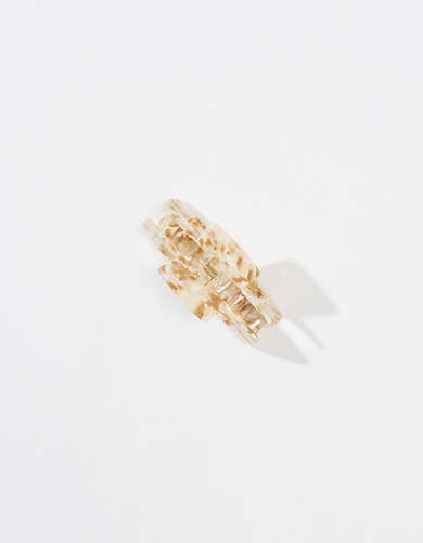 AEO Ivory Luxe Single Claw Clip