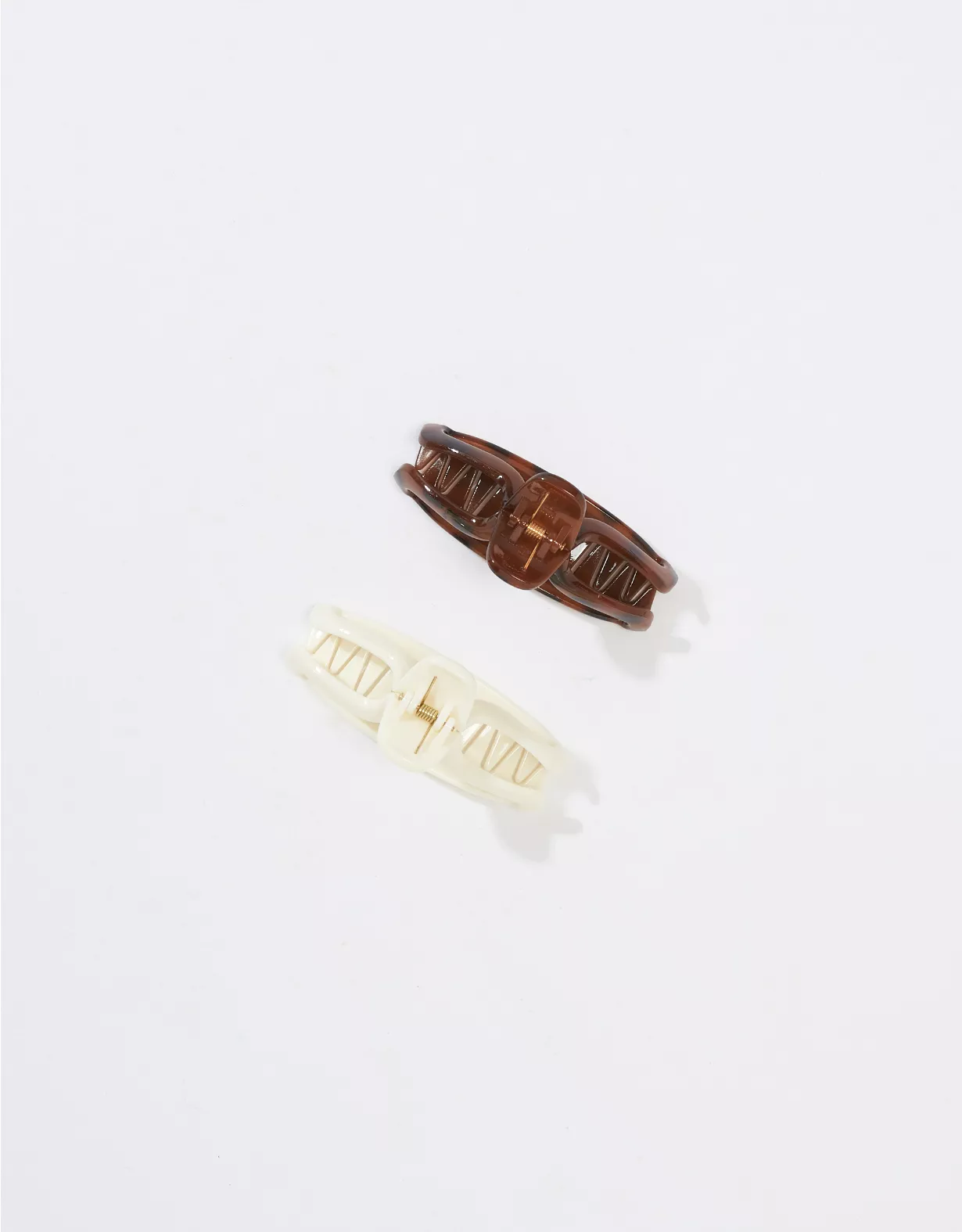 AEO Neutral + Tortoise Shell Claw Clip 2-Pack