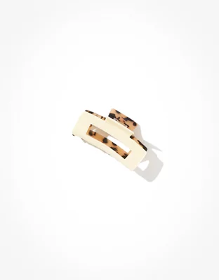 AEO Tortoiseshell + White Claw Clip