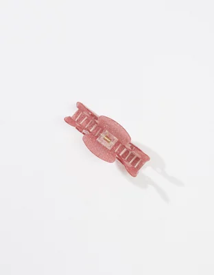 AEO Pink Glitter Claw Clip