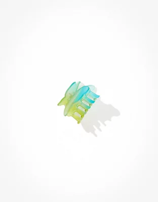 AEO Blue + Green Butterfly Clip