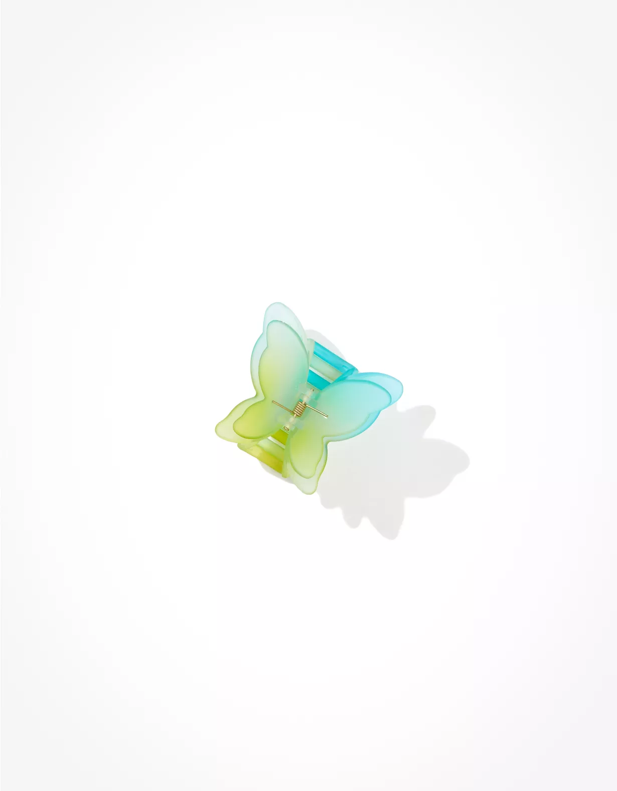 AEO Blue + Green Butterfly Clip