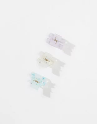 AEO Small Rectangle Clip 3-Pack