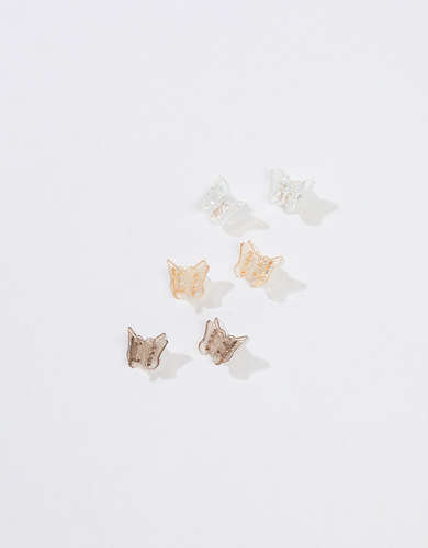 AEO Butterfly Mini Hair Clip 6-Pack