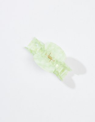 AEO Green Flower Claw Clip