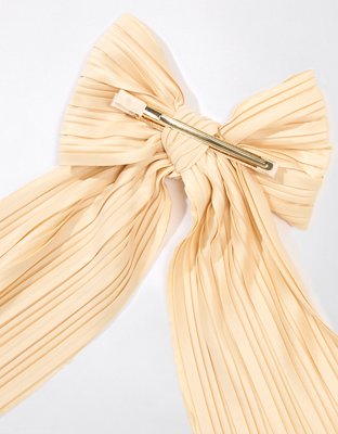 AE Pleated Bow Clip
