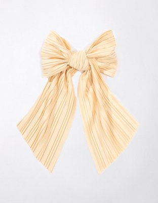 AE Pleated Bow Clip