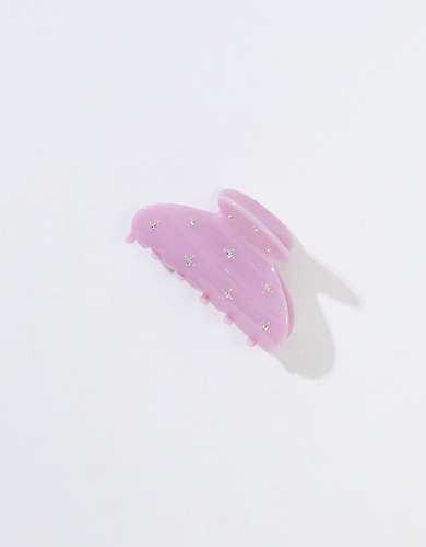 AEO Lavender Crystal Single Claw Clip