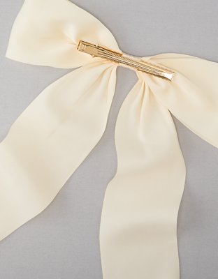 AE Drapey Satin Bow Clip