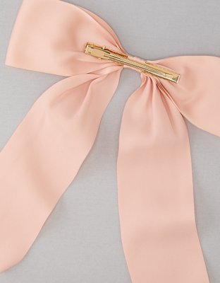 AE Drapey Satin Bow Clip