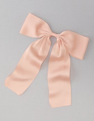 AE Drapey Satin Bow Clip