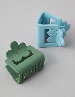 American Eagle AE Matte Flower Claw Clip 2-Pack — фото 2