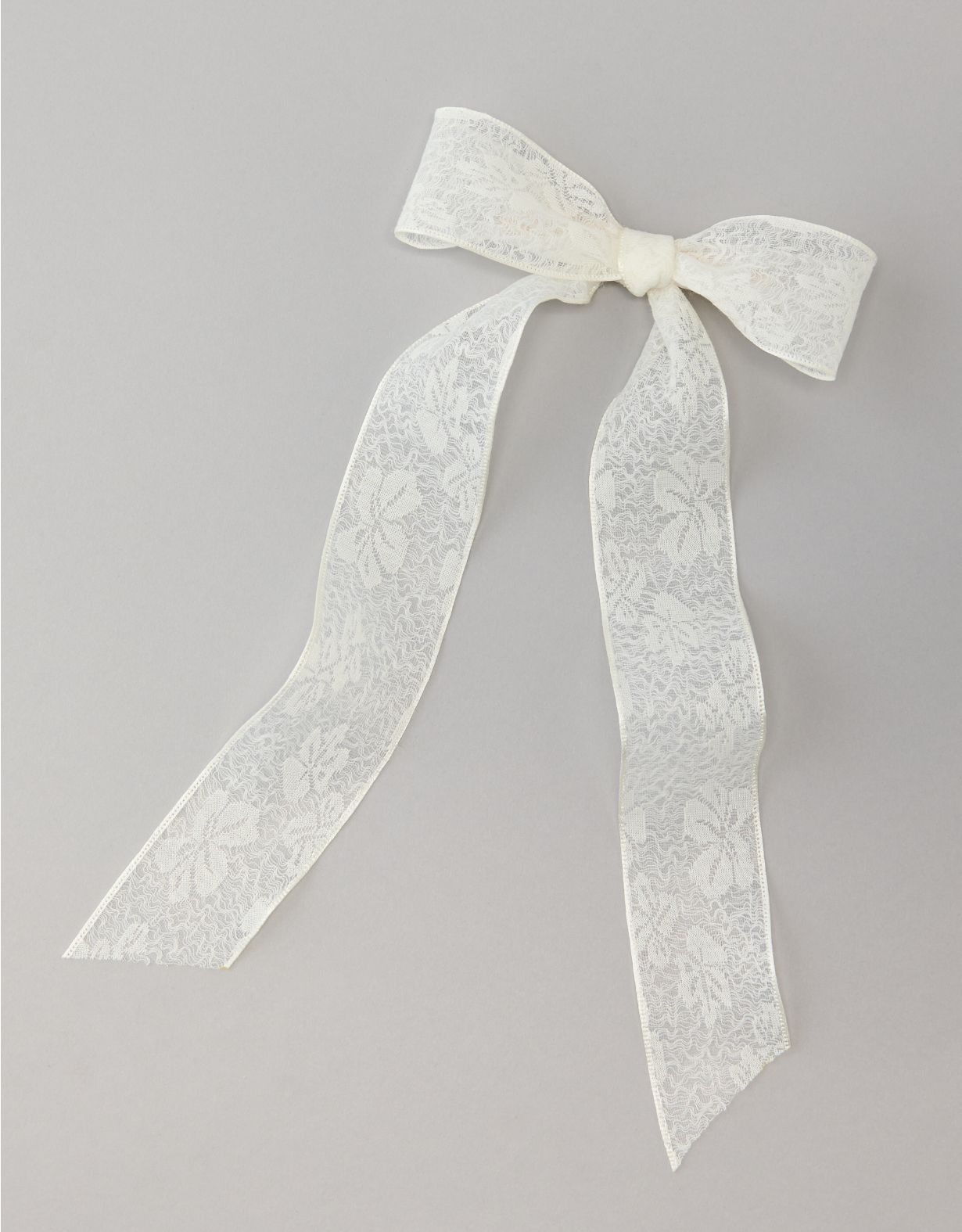 AE Crinkle Lace Bow Clip