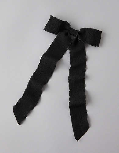 AE Crinkle Lace Bow Clip