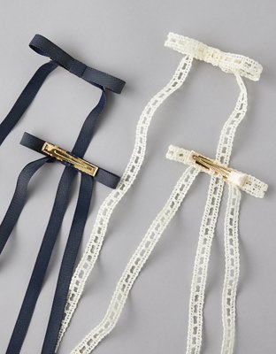 Женские джинсы American Eagle AE Denim & Lace Hair Bow 4-Pack — фото 2