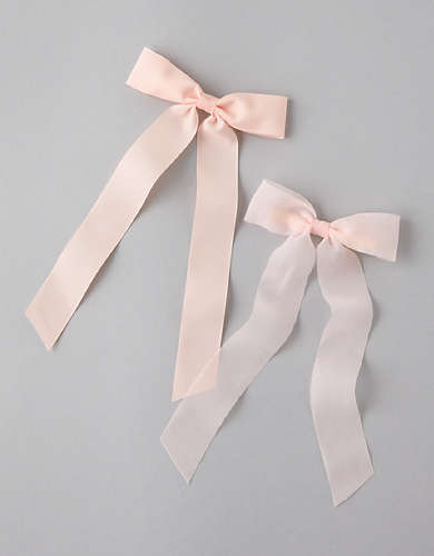 AE Sheer Bow Clip 2-Pack