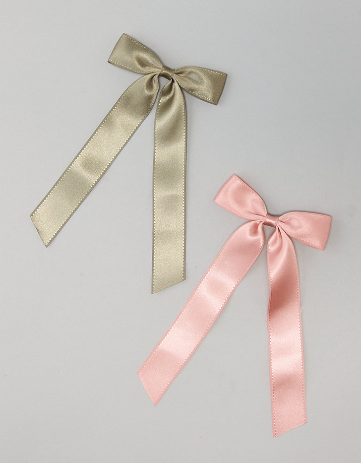 AE Green & Pink Bow 2-Pack