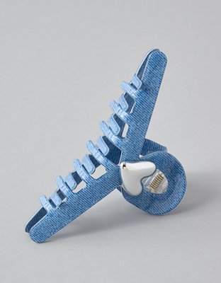 Женские джинсы American Eagle AE Denim-Print Claw Clip — фото 2
