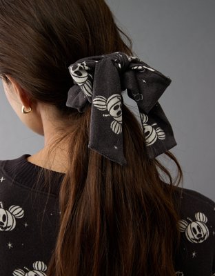 AE Mickey Mouse PJ Bow Scrunchie