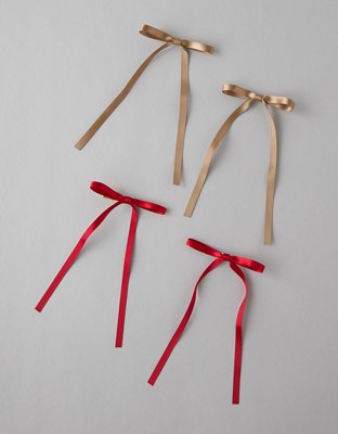 AE Skinny Bow Clips -Pack