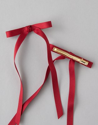 AE Skinny Bow Clips 2-Pack