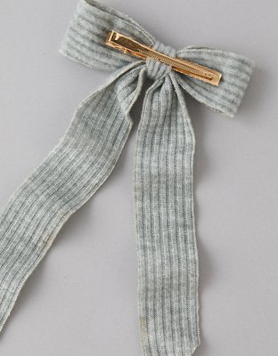 AEO Rib Knit Bow Clip